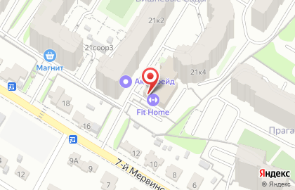 Строительно-монтажная компания Акватехнологии на Вишнёвой улице на карте