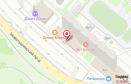 Служба курьерской доставки СберЛогистика в Новотушинском проезде на карте