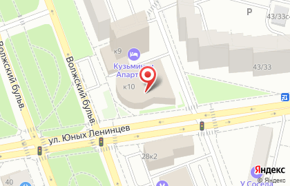 Хостел Большая семья в Кузьминках на карте