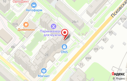 Чайная лавка 5 o`clock в Великом Новгороде на карте
