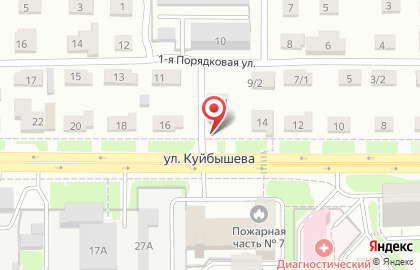 Шиномонтажная мастерская Шинка в Курчатовском районе на карте