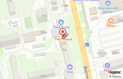Свердловская автошкола на Восточной улице на карте