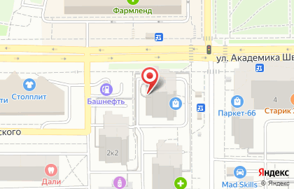 Цифровая типография Бригантина на улице Академика Шварца на карте
