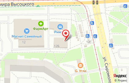Терминал СберБанк на улице Владимира Высоцкого на карте
