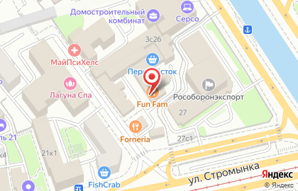 Служба доставки еды Anis food на Преображенской площади на карте