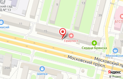 Банк ВТБ в Брянске на карте