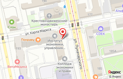 Уральский центр противодействия коррупции на карте