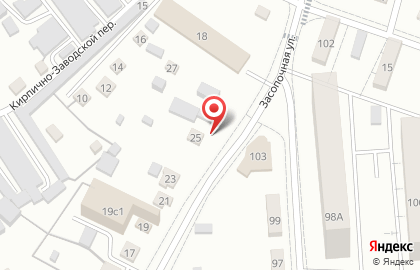 Автостоянка в Кирпично-Заводском переулке, 18 на карте