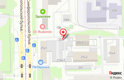 Гаражно-строительный кооператив №21 на карте