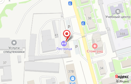 Спортивный клуб каратэ-до Лествица на Деповской улице на карте