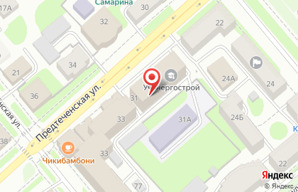 Профи на Предтеченской улице на карте