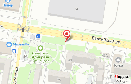 Рекламный щит, РА Маркетинг & Реклама на Балтийской улице на карте