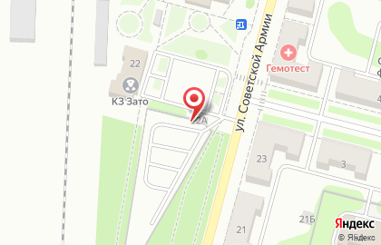 Сервисный центр Байкал на улице Советской Армии на карте