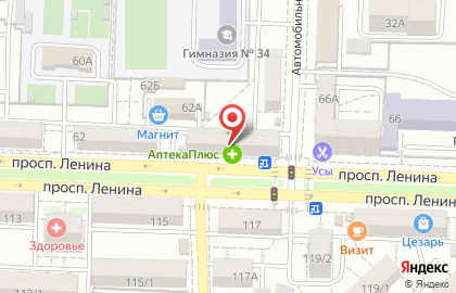 Магазин Рыжий кот на проспекте Ленина на карте