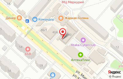 Продуктовый дискаунтер Батон в Красноярске на карте