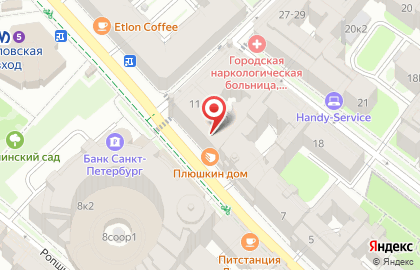 Связь-банк, Санкт-петербургский Филиал, Мини-офис на карте