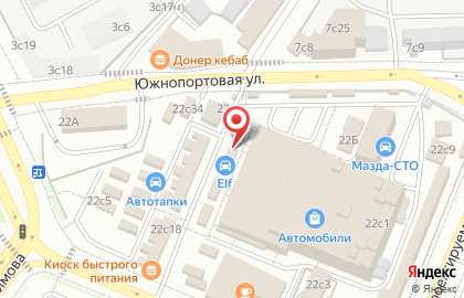 Магазин автозапчастей в Москве на карте