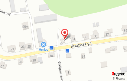 Гранитный цех на Красной улице на карте