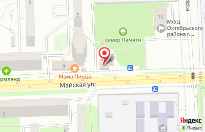 Пекарня Мамин Хлеб на Майской улице на карте