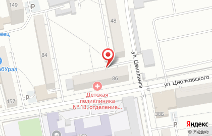 МедЛабЭкспресс на улице Циолковского на карте