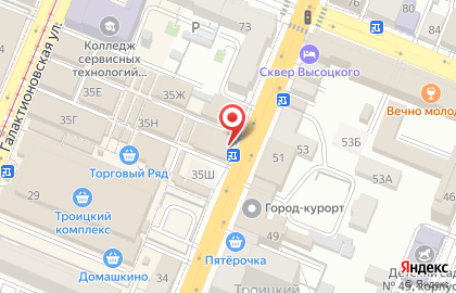 Магазин отделочных материалов Мастер`Ок на Галактионовской улице на карте