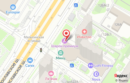 Караоке-зал Шарон Премиум на карте