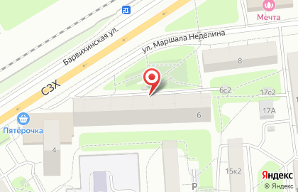 Кораблик на улице Маршала Неделина на карте