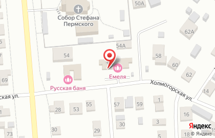 Емеля в Свердловском районе на карте