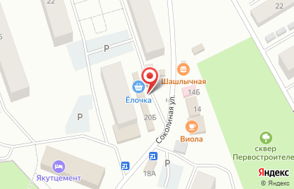 Продовольственный магазин Элегия на карте