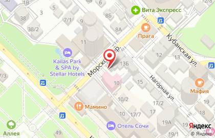 Мокко в Морском переулке на карте