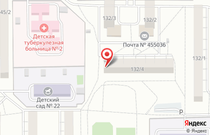 Продовольственный магазин в Правобережном районе на карте