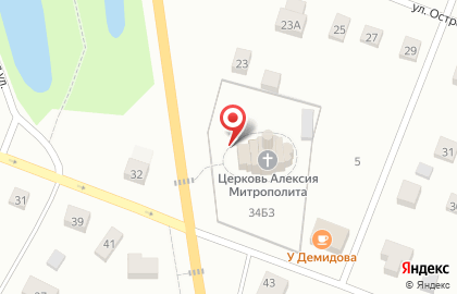 Храм Святителя Алексия Митрополита Московского на карте