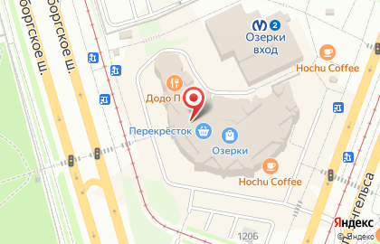 Перекресток в Выборгском районе на карте