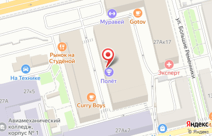 Батутный центр Полет во Владимире на карте