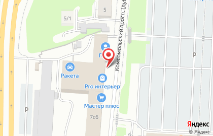 Полет ТСВ на Комсомольском проспекте на карте