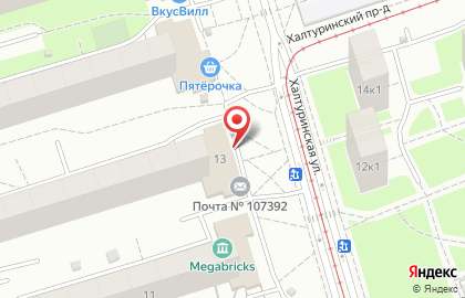 Пансионат Почта России на Преображенской площади на карте
