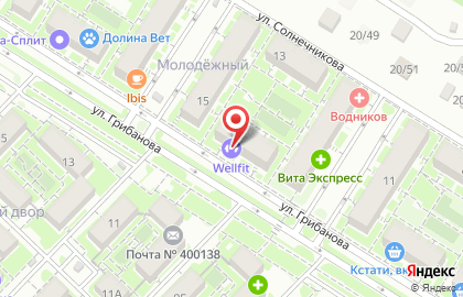 Фитнес-клуб Plastilin в Советском районе на карте