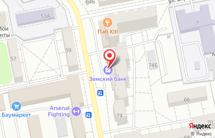 Земский банк в Тольятти на карте