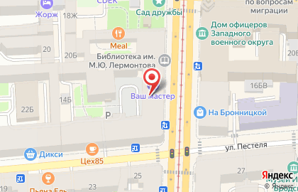 Нетто на Литейном проспекте на карте