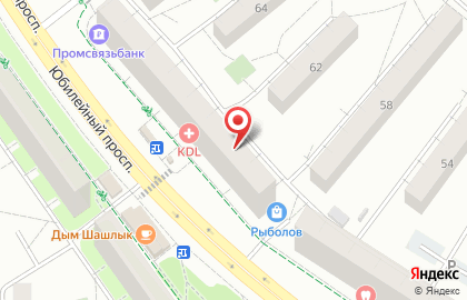 Служба доставки IML на Юбилейном проспекте на карте
