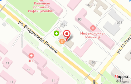 Газприбор на улице Владимира Ленина на карте