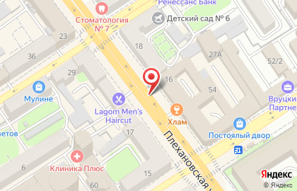 Банзай на Плехановской улице на карте