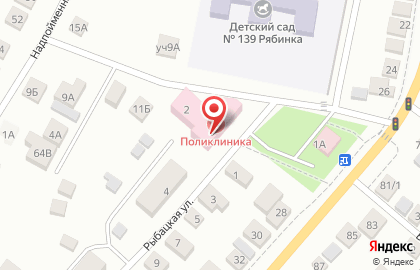 Клиника медицинского университета на Рыбацкой улице на карте