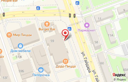 Супермаркет Billa в Нижнем Новгороде на карте