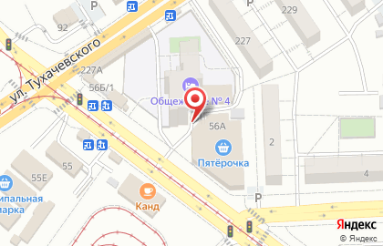 Общежитие, СГАСУ на карте