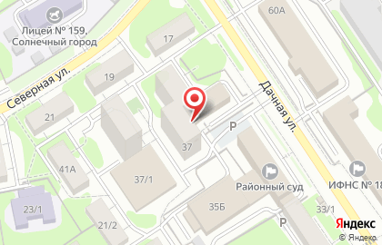 Продовольственный магазин в Заельцовском районе на карте