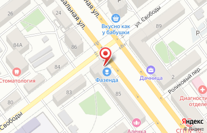 Магазин садовой техники Фазенда в Советском районе на карте