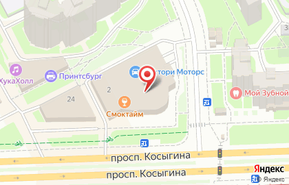 Автосервис "Лавина Моторс" на Байконурской улице на карте