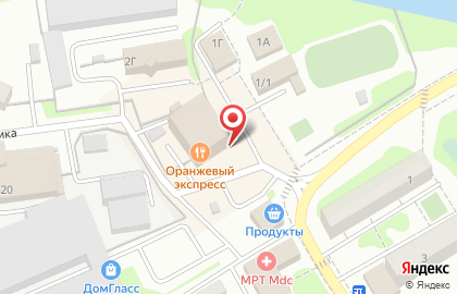 Супермаркет Дикси на улице Текстильщиков в Домодедово на карте