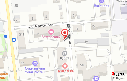 Свежий хлеб на улице Лермонтова на карте